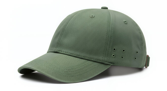 Green baseball cap mockup cutout hat mockup mockup cap hat template fashion clothing baseball front sport isolated blank