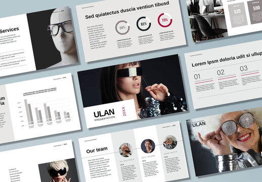 Modern Business presentation layout