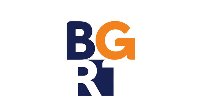 BGR logo with blue and orange letters on a white background.