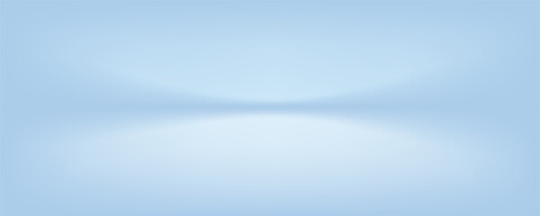 Obraz premium Blue studio room. Limbo light background. Abstract 3d backdrop for product presentation. Minimal wall scene. Showcase, promotion display