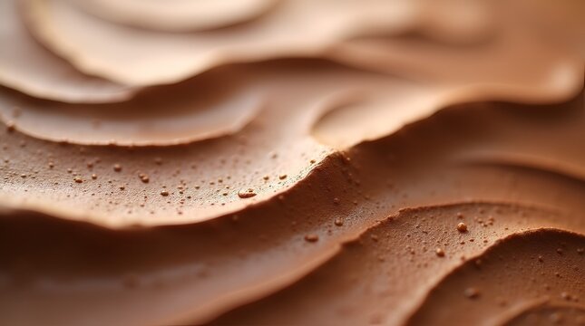 Smooth Wet Clay Surface With Subtle Handless Flow Patterns