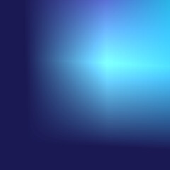 Fototapeta premium Soft blue gradient abstract background with glowing center light and modern minimalist design