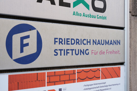 Berlin, Germany - May 24, 2025: Headquarters of Friedrich Naumann Foundation for Freedom in Berlin - FNF is a German foundation for liberal politics, associated with the Free Democratic Party