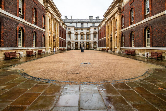 The Old Royal Naval College are buildings that serve as the architectural center piece of Maritime Greenwich, a World Heritage Site in Greenwich, London on the River Thames. Shot on 27 March 2026.