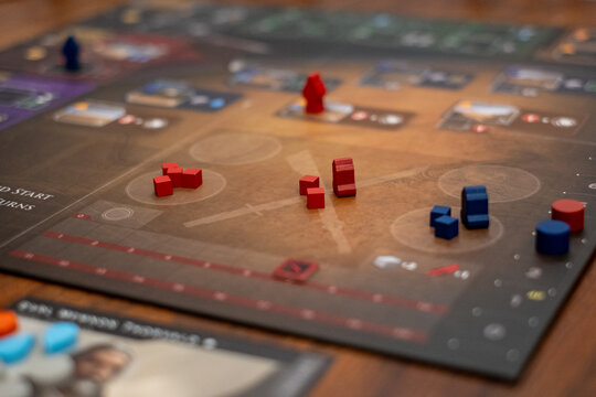 Tallinn, Estonia - March 29, 2026: Dune Imperium board game by Legendary Entertainment and Dire Wolf. Strategy tabletop game based on Dune franchise.
