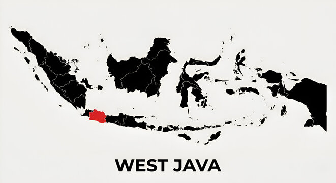 highlighted province West Java