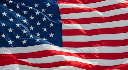 Obraz premium Flag day celebration with the american flag waving proudly on june 14th