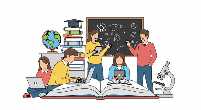 Engaging Education - Students and Teachers Exploring Knowledge Together in a Dynamic Learning Environment.