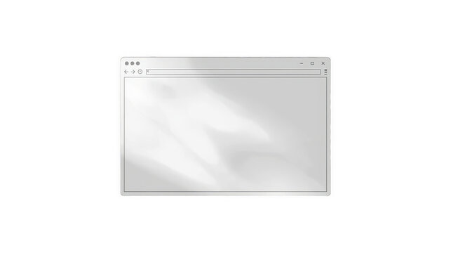 A computer window on a transparent background with a black surrounding area