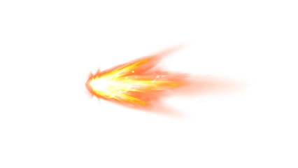 Military gun fire muzzle flash Gunshot shooting vfx on black background © RIHAN