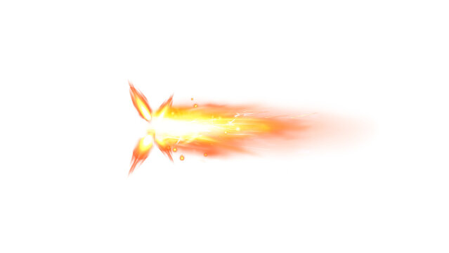 Military gun fire muzzle flash Gunshot shooting vfx on black background
