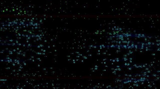 Explore Abstract Patterns and Animations With Vibrant Colors and Shapes Moving in Different Frames Over Time in a Computer-Generated Design