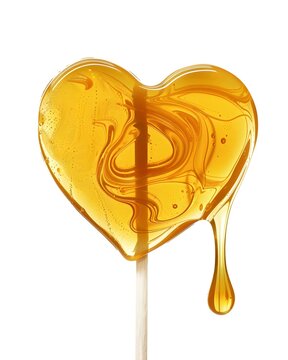 Heart shaped lollipop cara