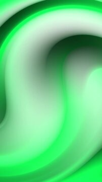 Vibrant green fluid waves flowing in an abstract gradient pattern. This background is ideal for mobile app animations and social media stories.