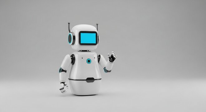 Modern robot concept illustration