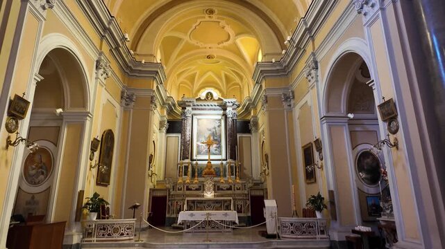 St Francis Church and Convent in Sorrento, Italy