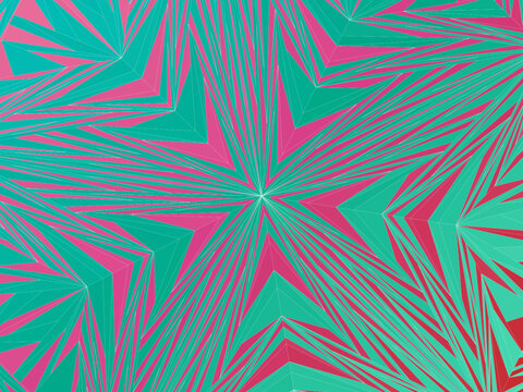 Abstract Penrose Tessellation Colorful Background Design