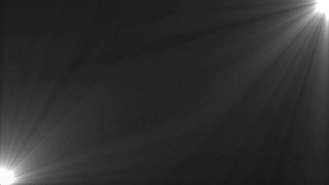 Shine or sun effect on black screen cc light. Glitter, shiny, bright, flare footage Isolated white light rays animation. beautiful, beauty, black, bright, burst, light transition, effects sunlight.