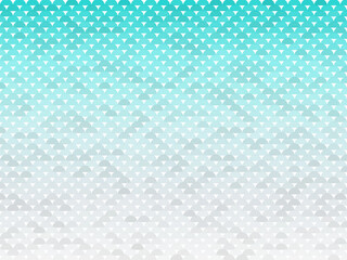 Overlapping Scale Pattern Bold Geometric Repeat Wallpaper © iushakovsky