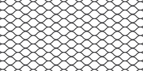 Mesh texture for fishing nets. Seamless pattern for sportswear or soccer goal, volleyball net, basketball hoop © faisol