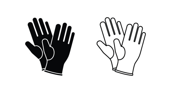 Black and white hands raised up in solidarity or diversity Vector