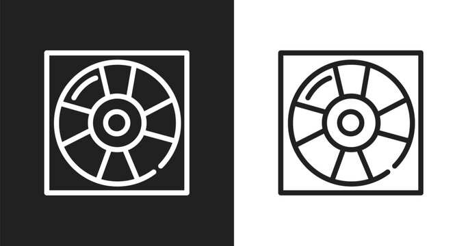Life guard icon. Linear black, white icon from summer collection. Outline life guard vector. Thin line symbol isolated on white and black background