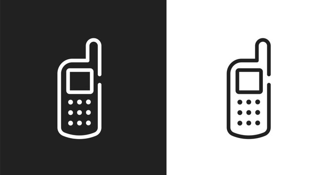 Variometer icon. Linear black, white icon from extreme sports collection. Outline variometer vector. Thin line symbol isolated on white and black background