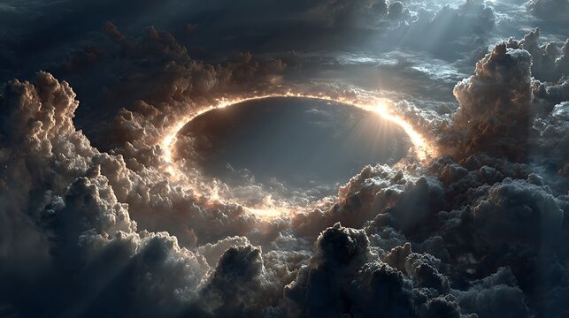 Spectacular meteor streaks over frozen tundra night horizon illustrator