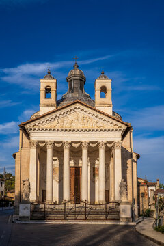 Tempietto Barbaro by Andrea Palladio in Maser, Treviso, Italy.