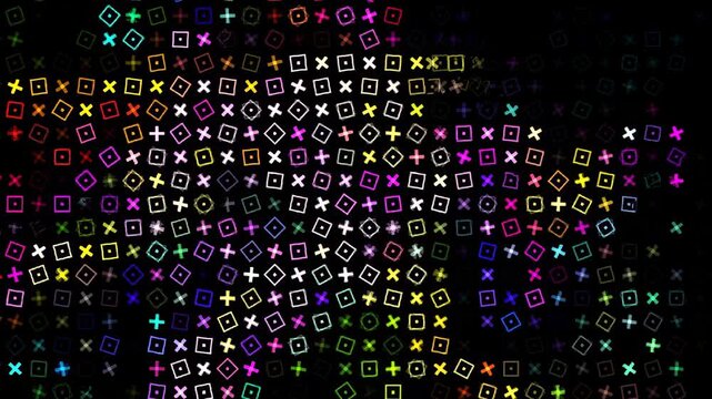 Explore Bright Shapes and Colors in Animated Abstract Background Art With Dynamic Patterns and Forms Fitting for Any Project Purpose
