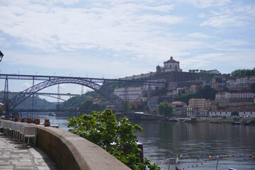 Fototapeta premium bridge luis I in porto portugal