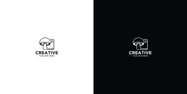 mushroom consulting and testing logo design