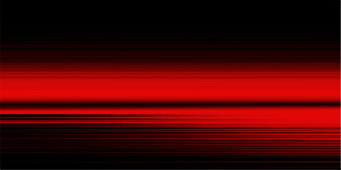 Fototapeta premium Abstract composition featuring a bold streak of vibrant red cutting across a field of dark tones, evoking a sense of energy and visual dynamism.