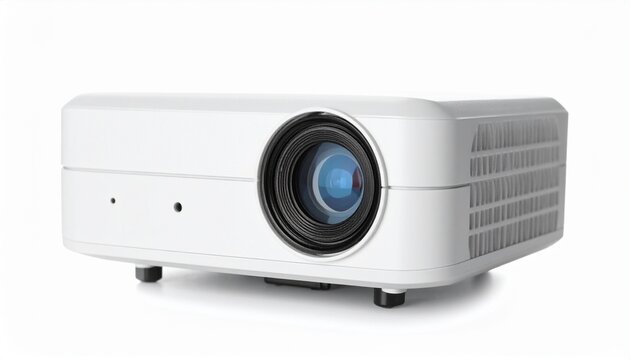 Compact mini projector with front lens