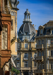 Fototapeta premium Ornate baroque houses on historic Grande Ile in Strasbourg, Alsace, France