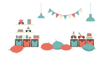 Naklejka premium Colorful illustration of kitchen appliances. Vector Illustrations. EPS Editable