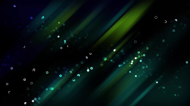 Abstract dark backdrop with green glowing slanted streaks, ideal for digital designs, futuristic projects, or techrelated concepts. Suitable for branding.