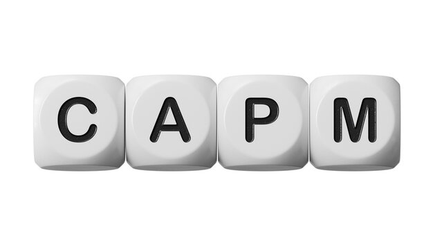 Word capm on wooden dice with copy space.close up of wooden dice,Business Concept.Supports PNG files with transparent backgrounds.