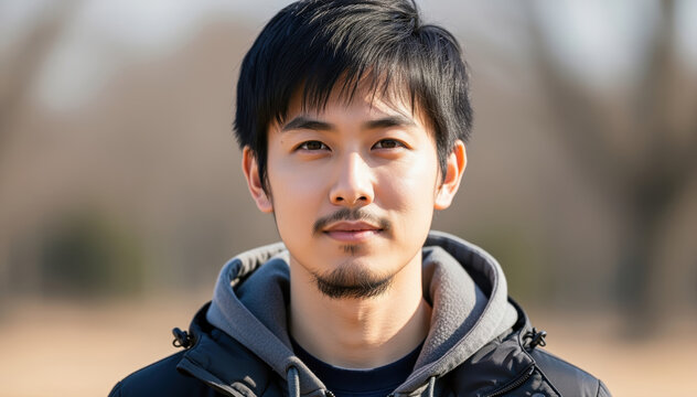 Focused Contemplation: Portrait of a thoughtful person, embodying a moment of quiet introspection.