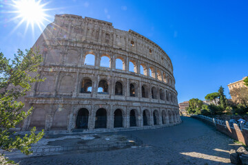 Naklejka premium City of Rome, The Colosseum, Italy