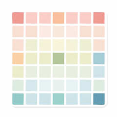 Fototapeta premium Pastel color palette grid pattern background design islamic background with multi colored