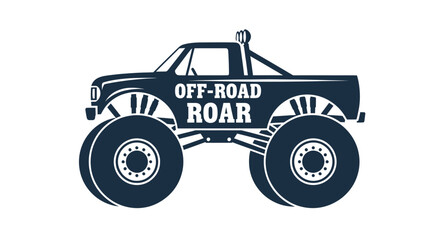 Off-Road Monster Truck Silhouette - Roar Power © Apel