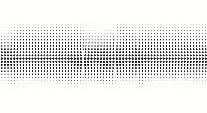 Halftone Dot Pattern Transition Background