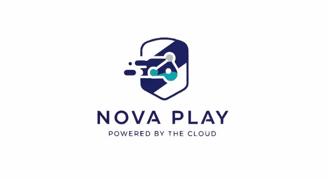 Nova Play logo with cloud technology.