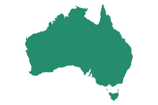 Australia map icon logotype continent geography