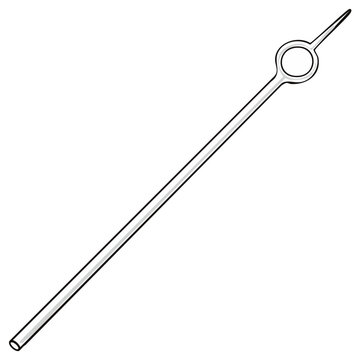 Inoculation loop for scientific experiments, bacteriological laboratory tools for culturing bacteria and microorganisms
