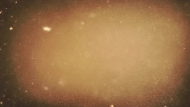 A warm, glowing, oval-shaped nebula with stars against a dark space background