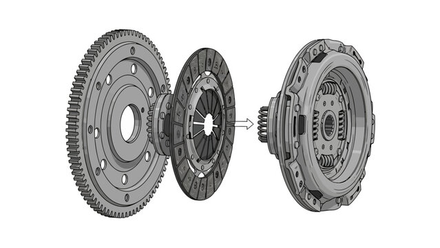 Clutch Assembly Parts Mechanical Components.