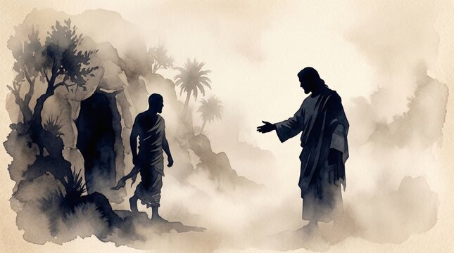 Jesus Raises Lazarus From Death, Biblical Scene &ndash; Salvation, Faith, and New Life in Christ