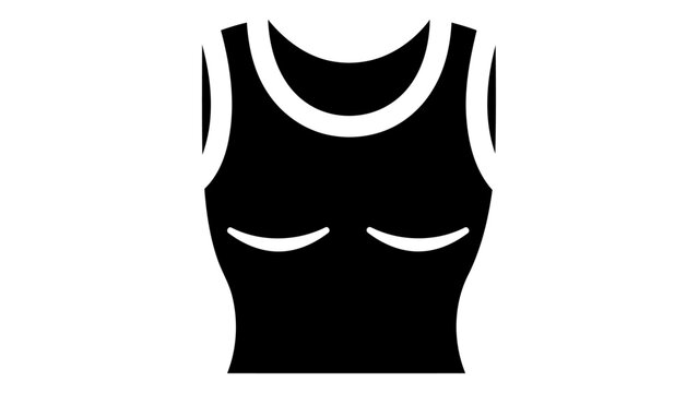 Undershirt compression top icon